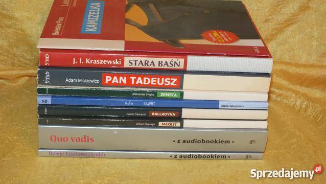 Zestaw lektur liceum z audiobookiem i nie Rok wydania 2010 kujawsko-pomorskie Inowrocław sprzedam