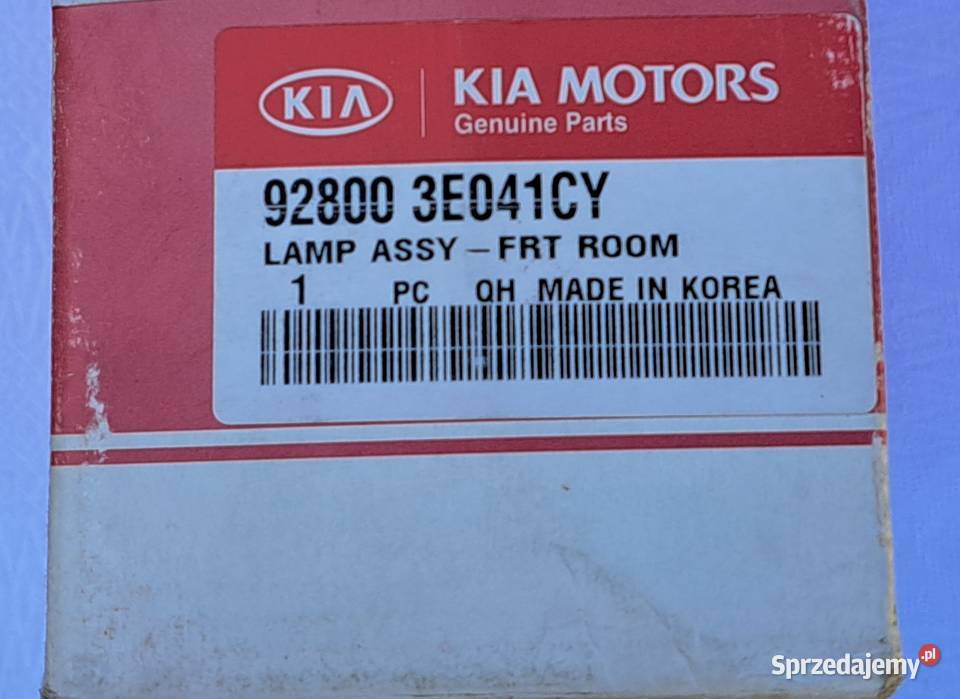 LAMPKA OŚWIETLENIE WNĘTRZA KABINY KIA SORENTO I