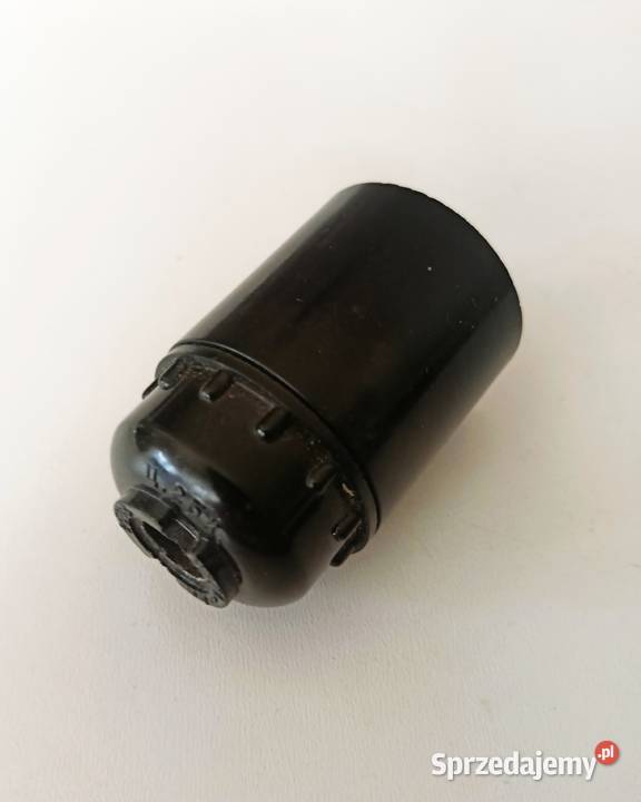 Oprawka żarówki E27 z PRLu vintage Łódź