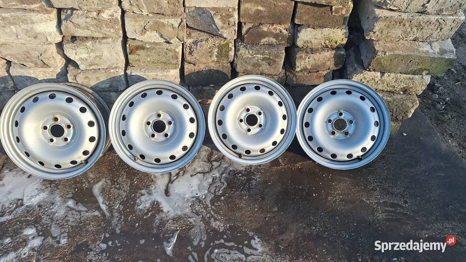 Felgi stalowe 15 5x100 skoda audi Motoryzacja Pińczów sprzedam