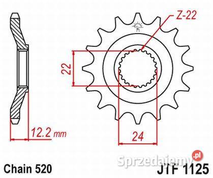 Zębatka przednia Aprilia JTF112515 Kielce sprzedam