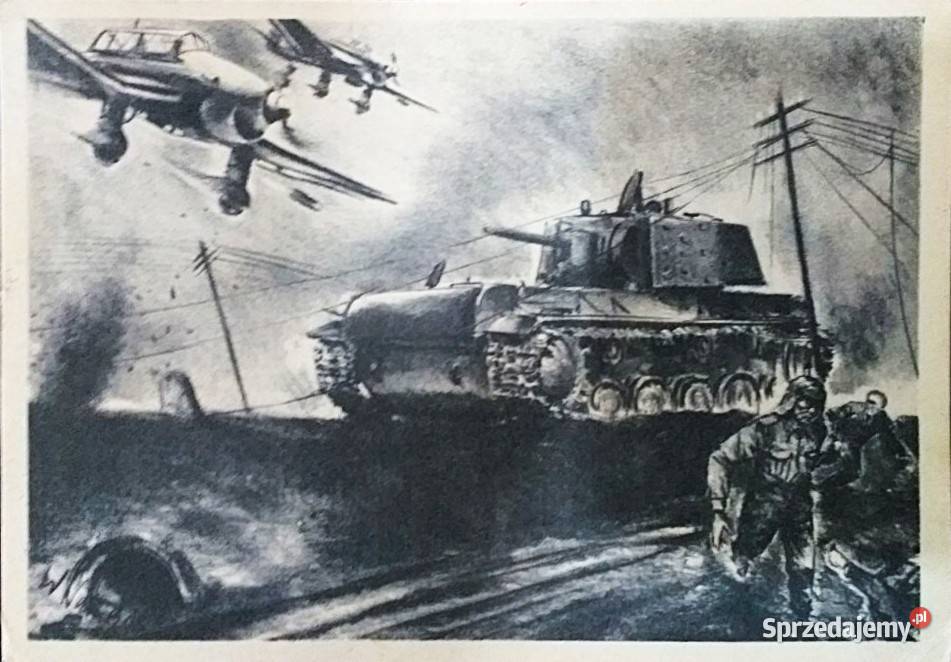 NIEMCY 1944kartka propagandowa obieg wysyłka Człuchów