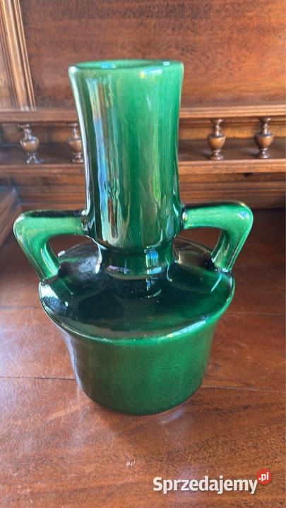 Wazon Zielony Ceramika Amfora pomorskie Gdańsk