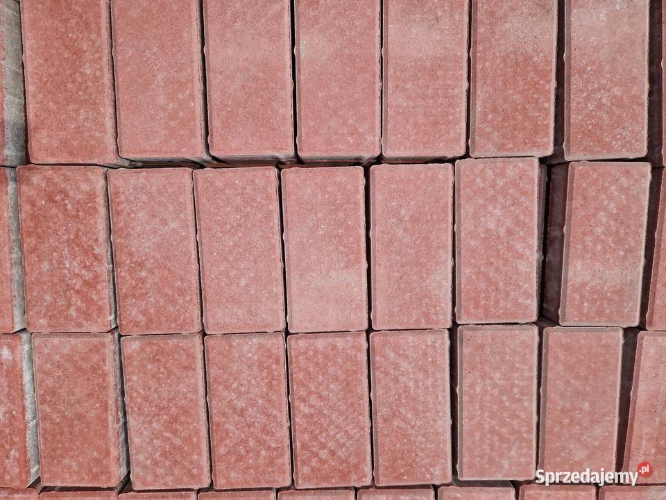 Kostka Brukowa Holland 4 Bordowy Prostokąt Jadar