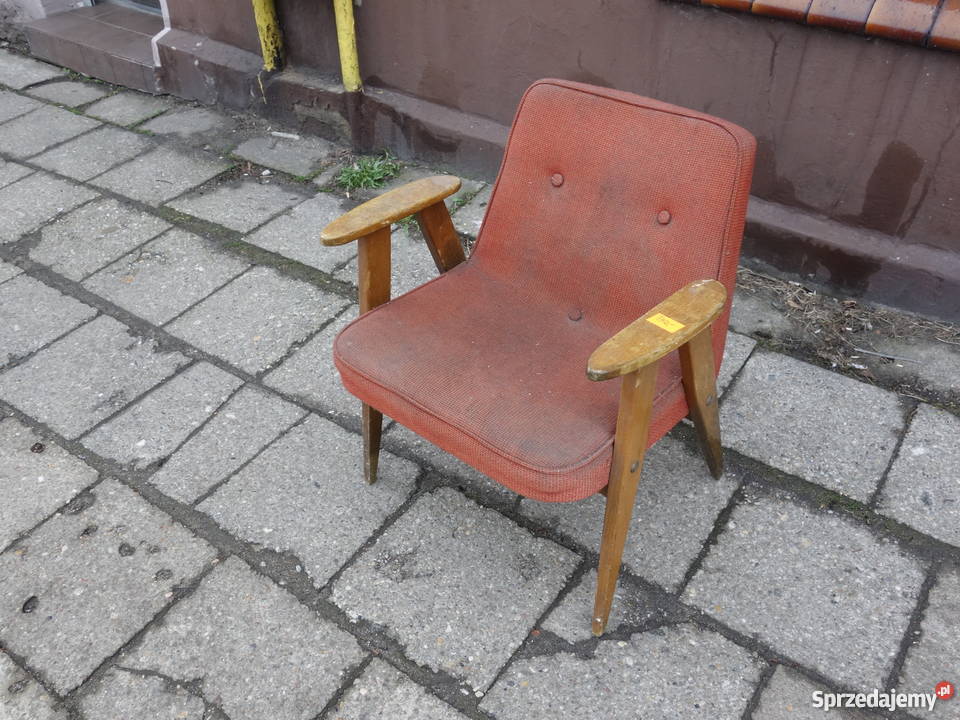 Fotel Chierowskiego 366 PRL do renowacji Tarnowskie Góry