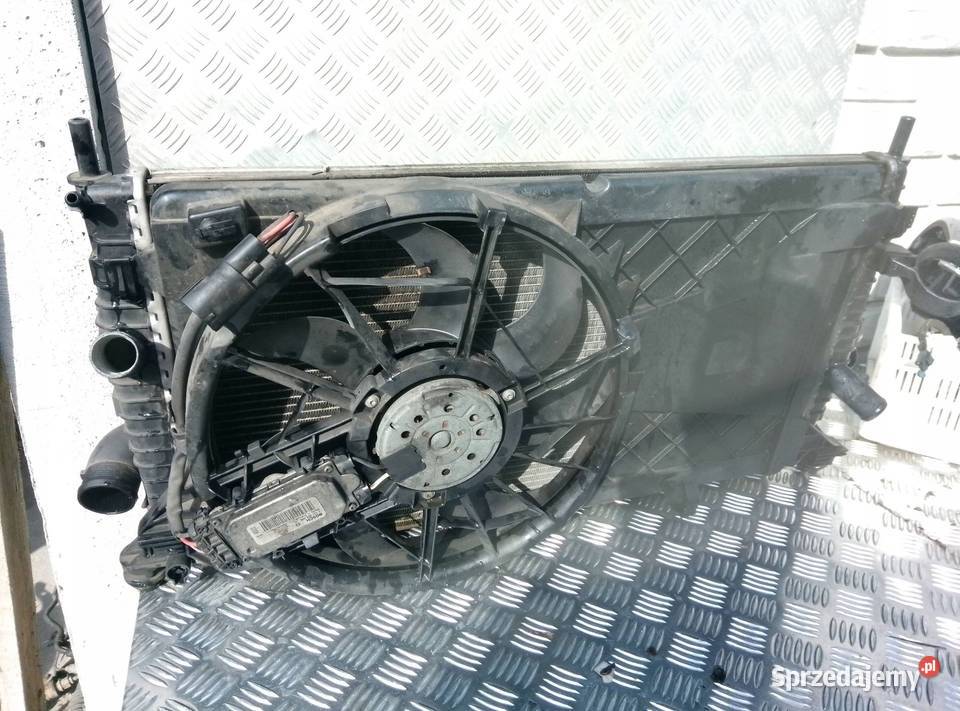 Volvo C30 2009 16 D Komplet wentylator chłodnice Barłogi