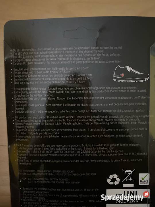 Opaska na buty Avento do biegania na rower Bydgoszcz