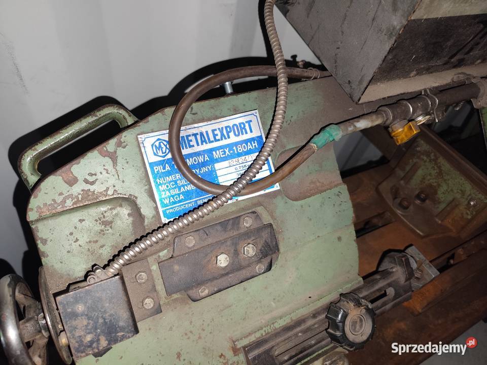 Piła taśmowa do metalu metalexport 180 i Bomar Maków Podhalański