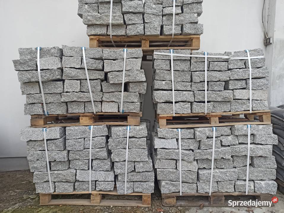 Kamień szary do gabionu ogrodzenie granit Biała Łódź