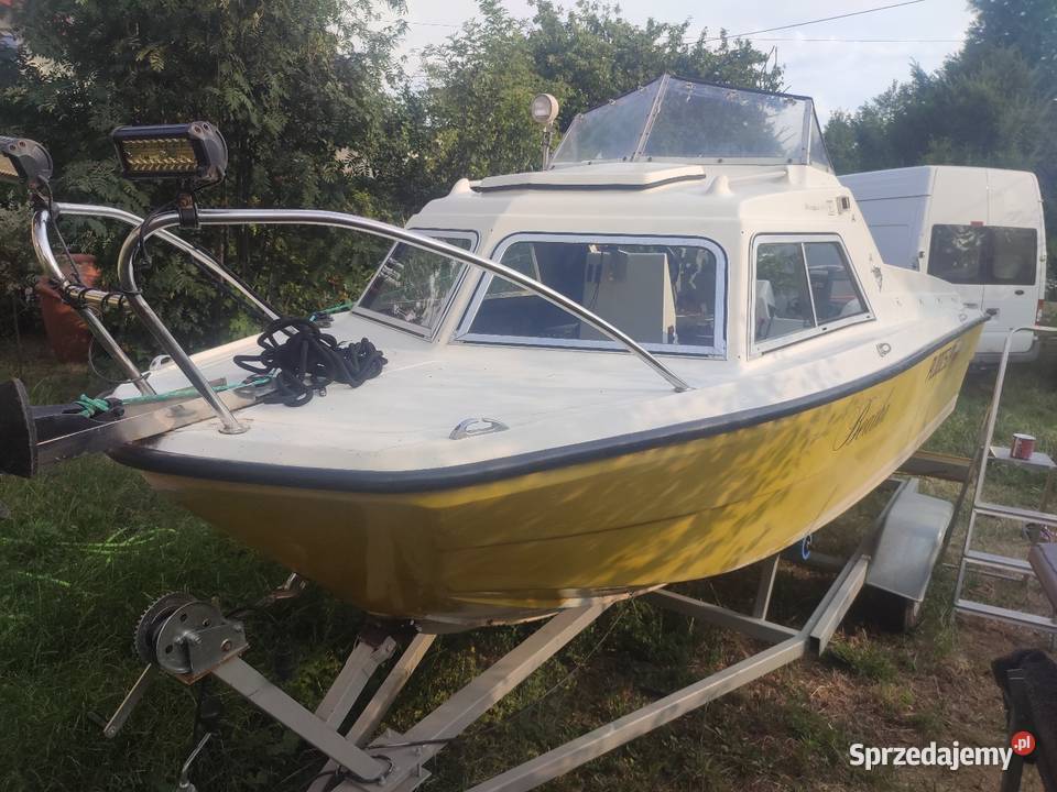 Łódź motorowa microplus 461 yamaha25 przyczepa sprzedam