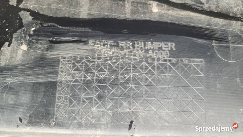 ZDERZAK TYLNY TYŁ NAKŁADKA HONDA HRV 15 Ruda Śląska