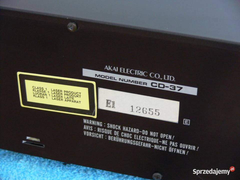 CD Akai CD 37 sprawny WYSYŁKA Odtwarzacze CD i MD Jasło
