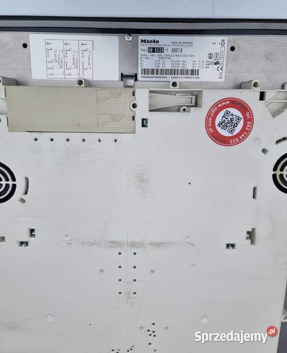 Płyta indukcyjna z ramką Miele 6328 szer626 Wrocław