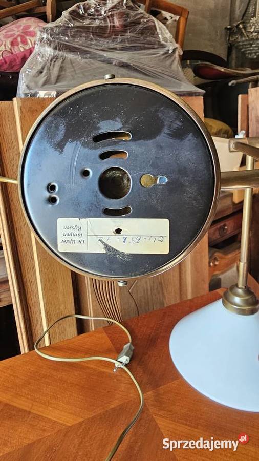 Lampa ścienna vintage regulowany kinkiet mosiądz Wałbrzych
