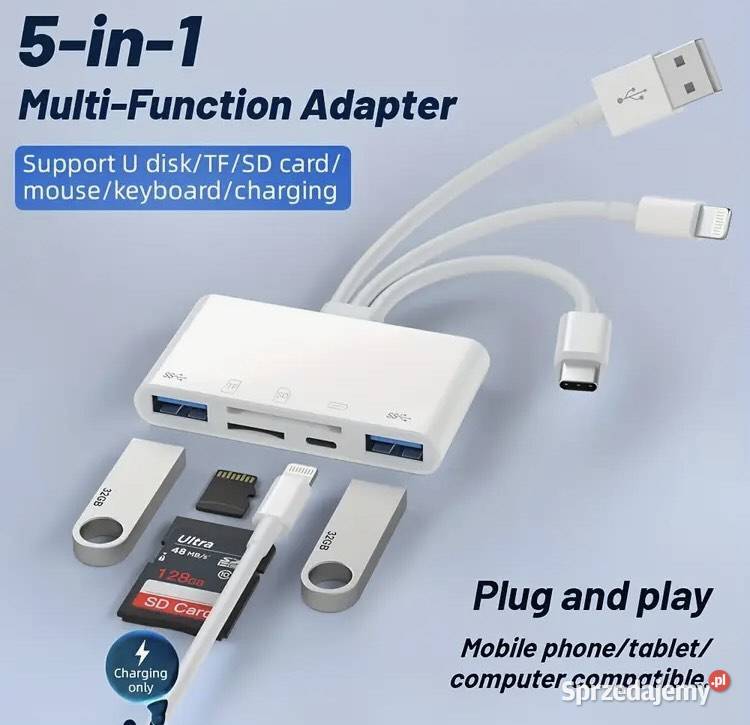 Przejściówka telefonowakomputerowa Sierakowice sprzedam