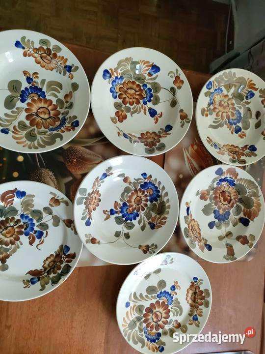 Sprzedam talerze fajans Włocławek sprzedam
