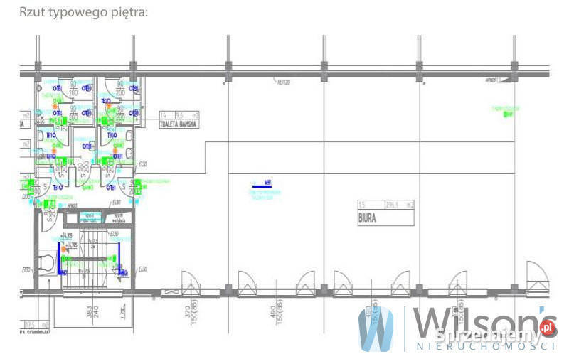 wynajmu lokalu 311m2 Warszawa