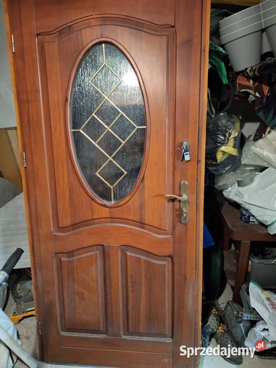 Drzwi sosnowe Drzwi zewnętrzne małopolskie Szczucin