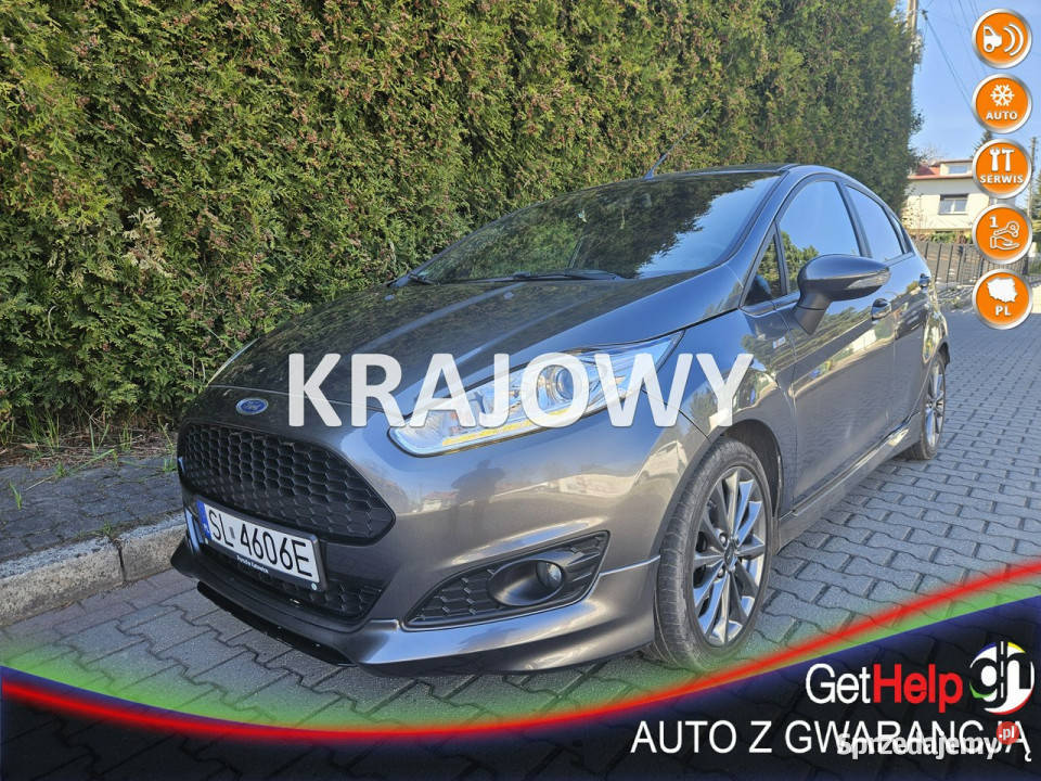 Ford Fiesta 1 właściciel Salon Polska światła do jazdy dziennej Ruda Śląska
