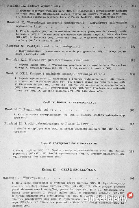 Prawo karne Witold Świda Chełm sprzedam