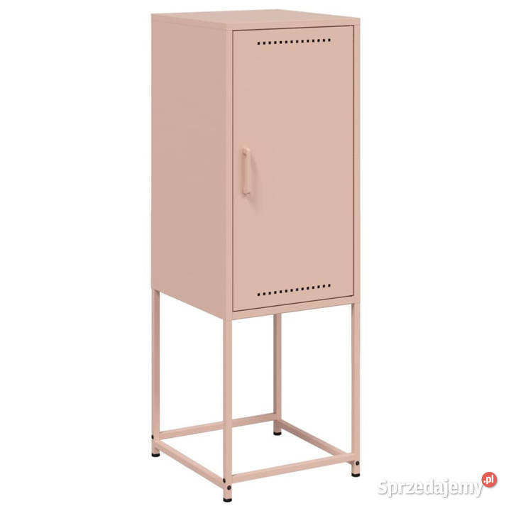 Szafka różowa 36x39x107 stal WM846531 mazowieckie Warszawa