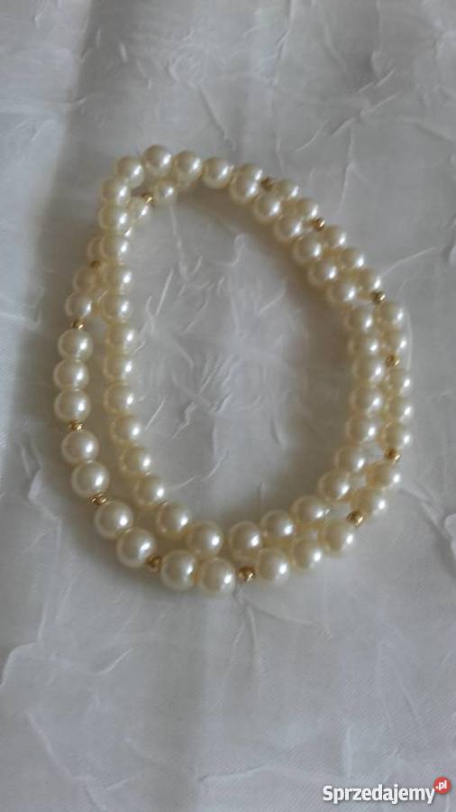 BRANSOLETA Z PODWÓJNYCH PEREŁ Piła sprzedam