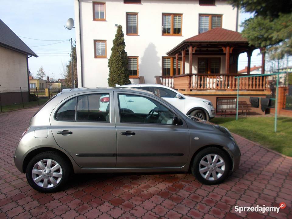 NISSAN MICRA 12 benzyna 2007 r 5 drzwi poduszka powietrzna