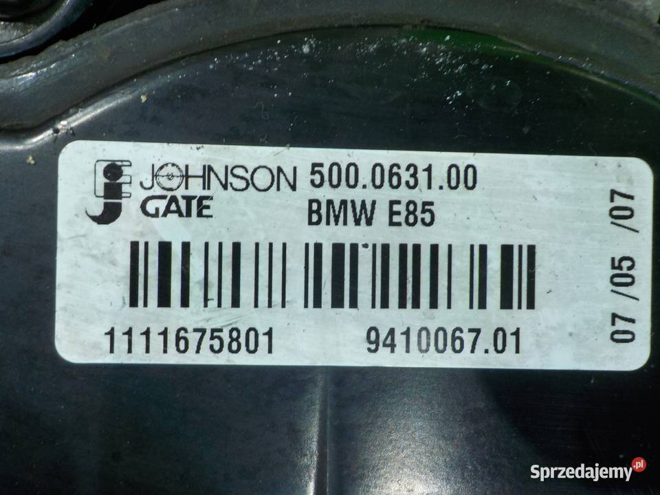 BMW Z4 E85 LIFT 20 B 07r 0609 wentylator Wentylatory chłodnicy Suków