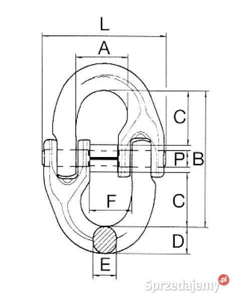 Ogniwo łączące Connex 13 mm WA62