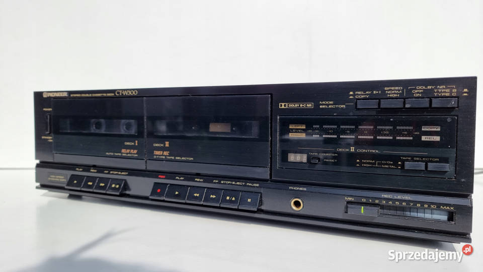 magnetofon Cassette Deck Pioneer CT W300 Audio Międzychód