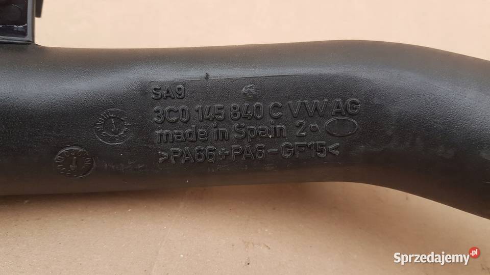 RURA INTERCOOLERA VW SEAT SKODA AUDI 1C0145840C osobowe Międzychód