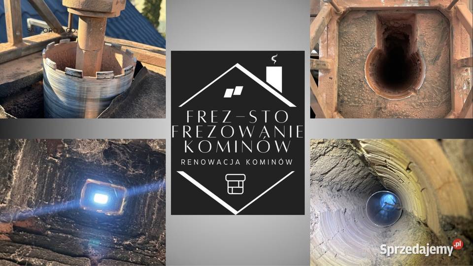 Frezowanie kominów komina Montaż wkładów Usługi Tomaszów Mazowiecki