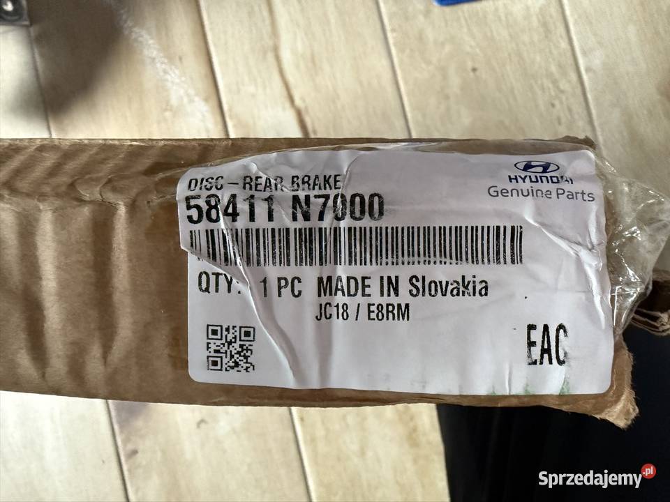 TARCZA HAMULCOWA TYŁ HYUNDAI TUCSON 2020 Oborniki