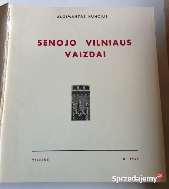Vilno 1969r Vilnius Litwa albumarchitektura łódzkie Łódź sprzedam