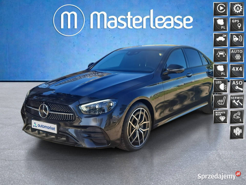 Mercedes E 220 d 4Matic AMG Z salonu polskiego Z czujnik zmierzchu Warszawa