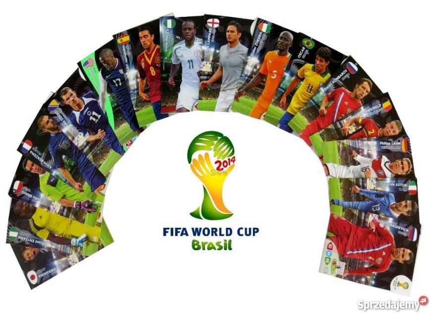 Karty World CUP BRAZIL 2014 25 kart Inne Gdańsk sprzedam