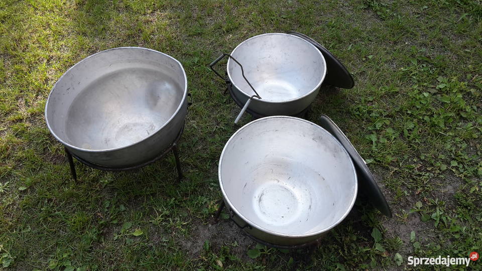 Zestaw garnków na biwak łódzkie Łódź
