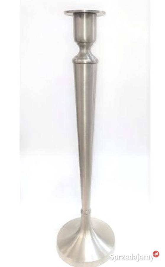 Świecznik cynowany na jedną świece VALENTINA Wyposażenie wnętrz Poznań sprzedam