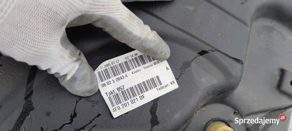 BAK ZBIORNIK PALIWA AUDI A6 C6 4F0201021DF Części samochodowe Przystajń