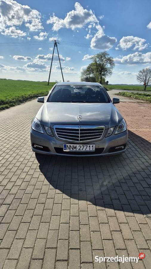 Mercedes w212 automat srebrny Mroczno