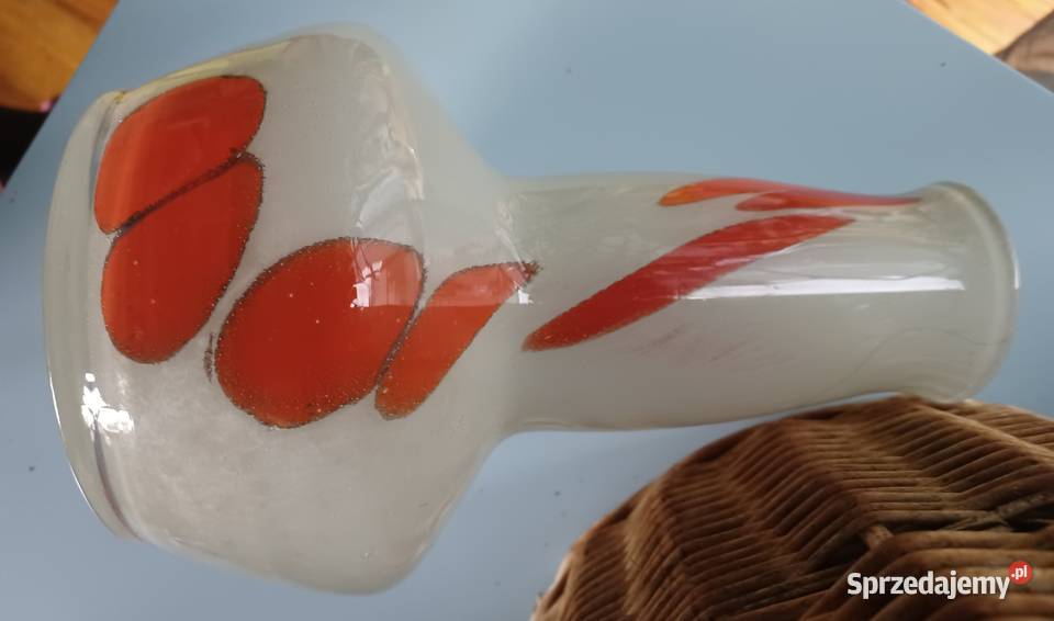 Polskie szkło artystyczne soczewka lekkie antico Łódź sprzedam