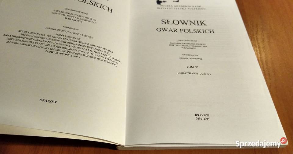 Słownik gwar polskich T 6 z 4 Drużni Dużny Karaś filologie, językoznawstwo Kultura i Rozrywka Gdańsk sprzedam