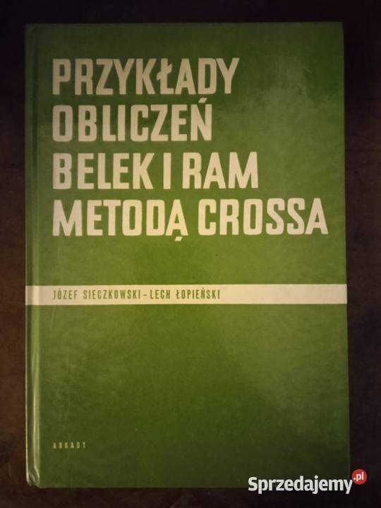 Przykłady obliczeń belek i ram metodą Crossa Bądkowo
