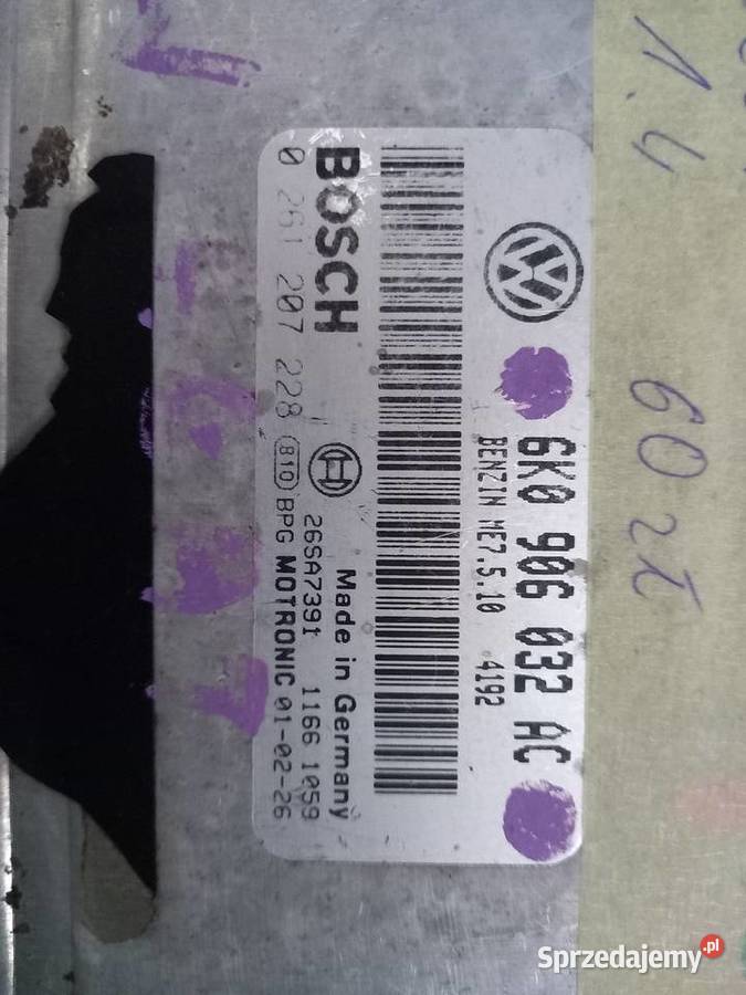 Komputer Seat VW 14 benzyna 6K0906032AC osobowe wielkopolskie