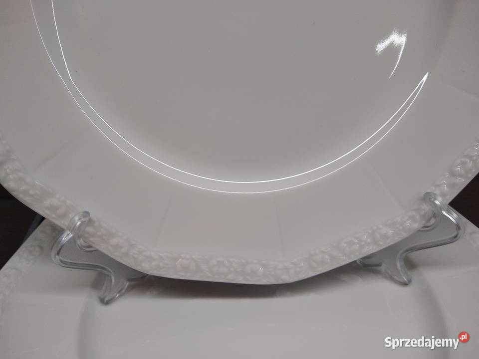 Rosenthal Maria Biała 2 talerze płytkie 27 NOWE Kalisz