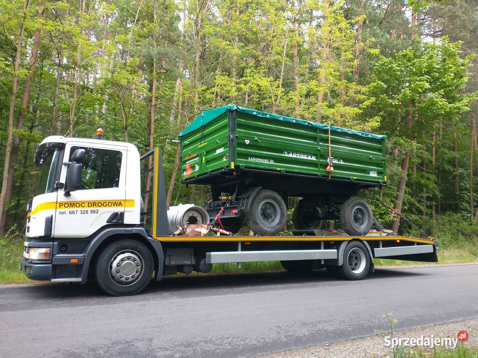Pomoc drogowa laweta transport ciągników koparek lubelskie