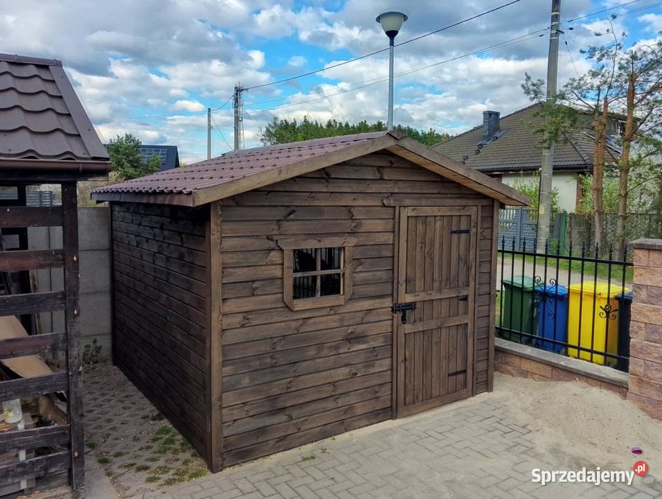 Domek narzedziowy 3x3 sosna transport kraj domek łódzkie Łódź