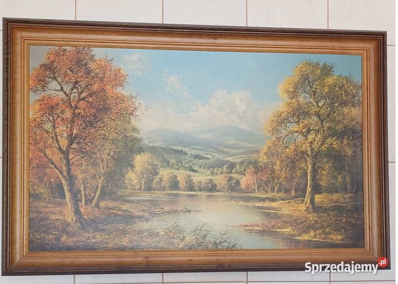 Obraz na ścianę w ramie 70x110 do salonu Sieradz