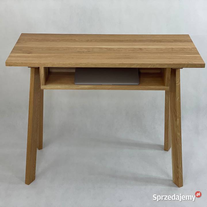 Biurko drewniane dębowe toaletka 100 x 45 lity