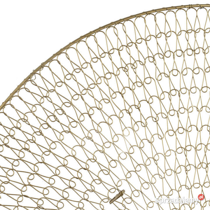 Dekoracja metalowa ścienna złota 73 organizer Dom i Ogród Kanie sprzedam
